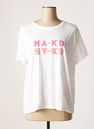 T-shirt blanc NA-KD pour femme