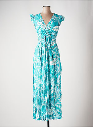 Robe longue bleu ROSA pour femme