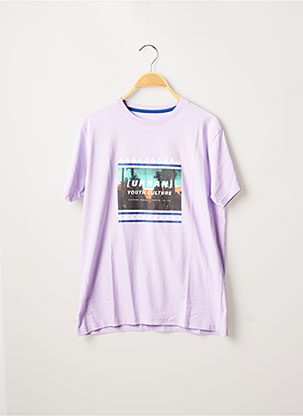 T-shirt violet TIFFOSI pour garçon