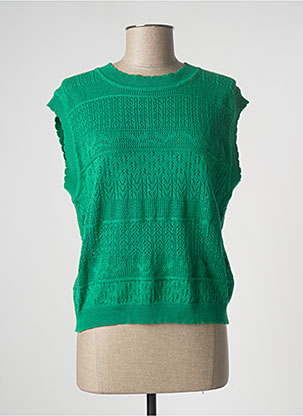 Pull vert EXQUISS'S pour femme