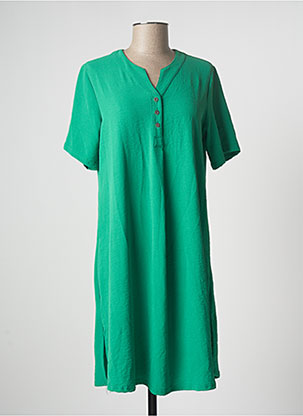 Robe mi-longue vert NIKI PARIS pour femme