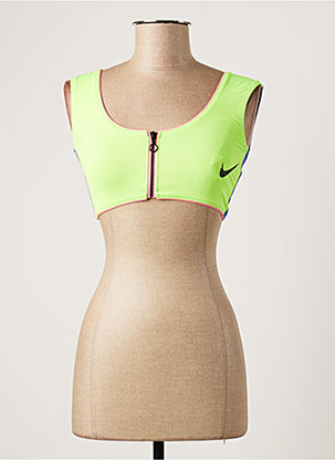 Nike Sweat Capuche Femme De Couleur Jaune 1715529-jaune0 - Modz