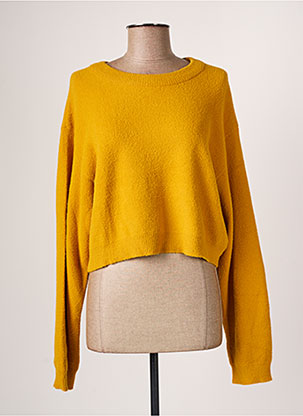 Pull jaune TEDDY SMITH pour femme