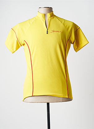 T-shirt jaune SMS pour homme