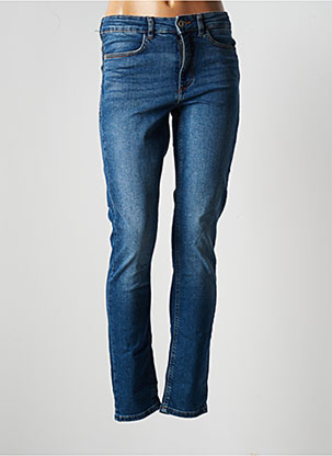 Jeans coupe slim bleu ICHI pour femme