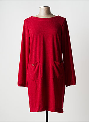 Robe courte rouge MALOKA pour femme