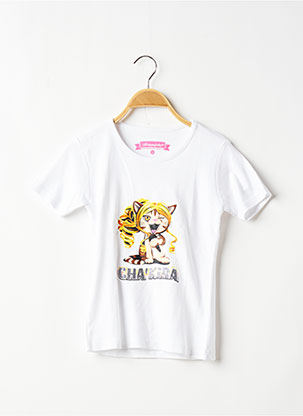 T-shirt blanc AVOMARKS pour fille