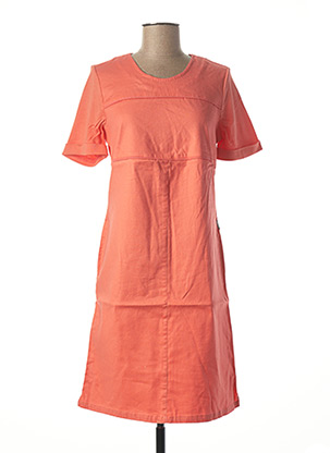 Robe mi-longue orange DIANE LAURY pour femme