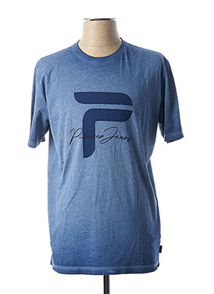 T-shirt bleu PIONEER pour homme