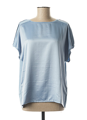 T-shirt bleu ELENA MIRO pour femme