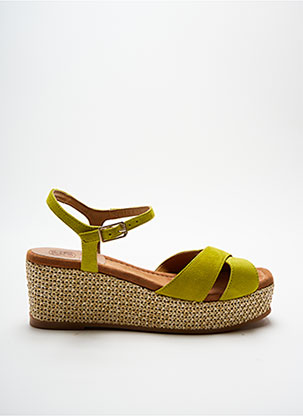 Sandales/Nu pieds vert UNISA pour femme