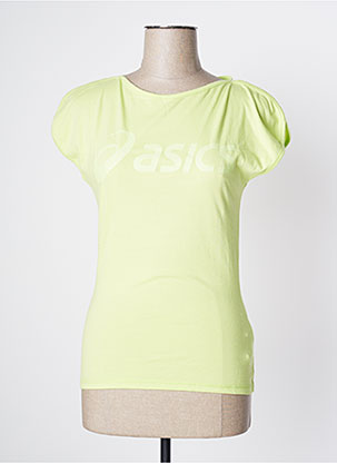 T-shirt vert ASICS pour femme