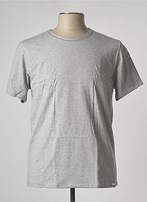 T-shirt gris SET UNDERWEAR pour homme