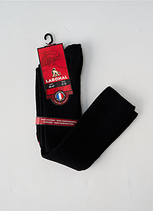 Chaussettes noir LABONAL pour homme