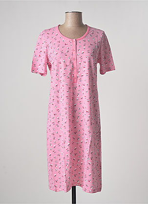 Chemise de nuit rose RINGELLA pour femme