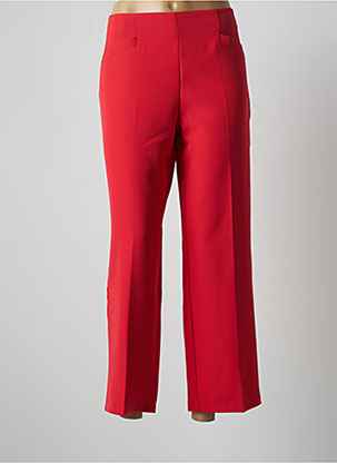 Pantalon droit rouge MULTIPLES pour femme