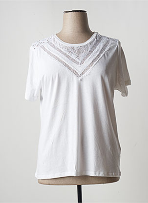 T-shirt blanc EVA KAYAN pour femme