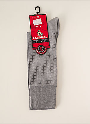 Chaussettes gris LABONAL pour homme