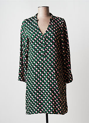 Robe courte vert COMPAÑIA FANTASTICA pour femme