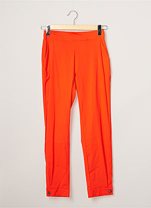 Pantalon 7/8 orange VILAGALLO pour femme
