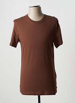 T-shirt marron LEVIS pour homme