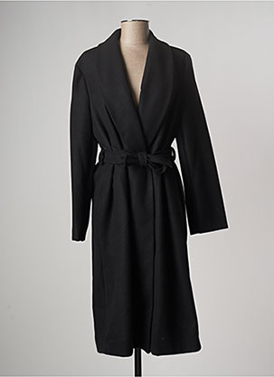 Manteau long noir MANGANO pour femme