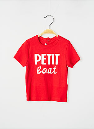 T-shirt rouge PETIT BATEAU pour garçon