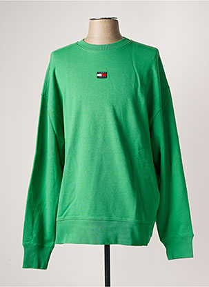 Sweat-shirt vert TOMMY HILFIGER pour homme