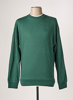 Sweat-shirt vert TOM TAILOR pour homme