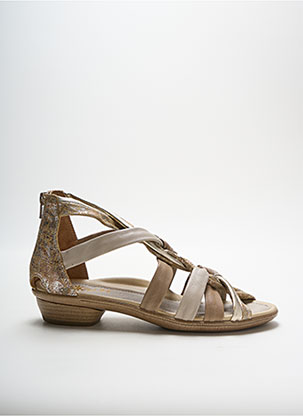 Sandales/Nu pieds beige ARRIVA pour femme