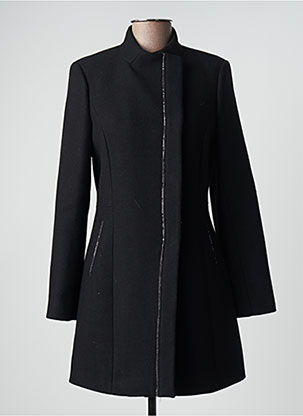 Manteau long noir MORGAN pour femme