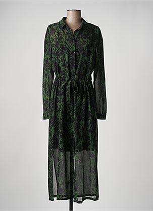 Robe longue vert GRACE & MILA pour femme