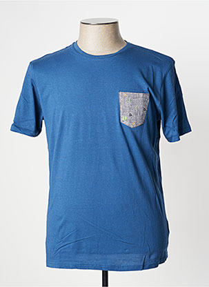 T-shirt bleu CLOSE-UP pour homme
