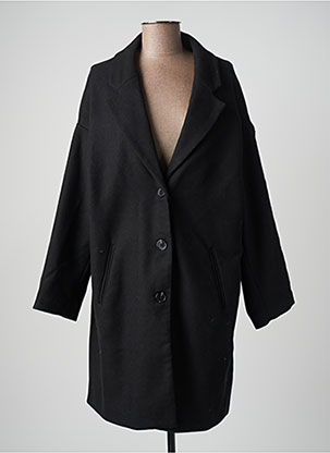 Manteau long noir LA PETITE ETOILE pour femme