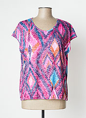 Top D'été One Step Taille 46 Rose Foncé - Sans Manches En Viscose - Neuf Léger - Décontracté